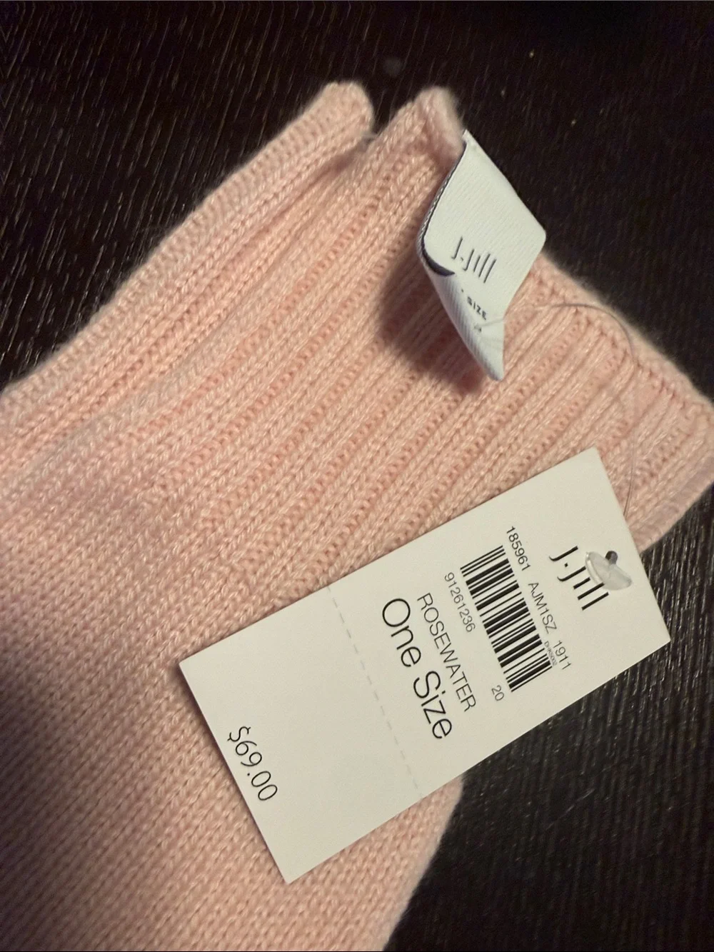 J.Jill Light Pink Cashmere Gloves NWT